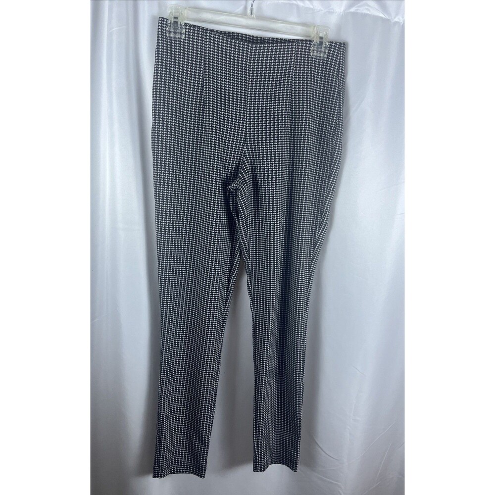 Calvin Klein Woman’s Size 8 Office Core Size 8 Houndstooth Ponte Black